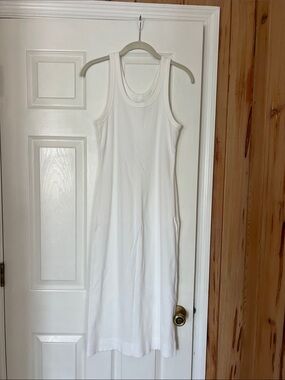 Everlane White Sleeveless Tank Dress